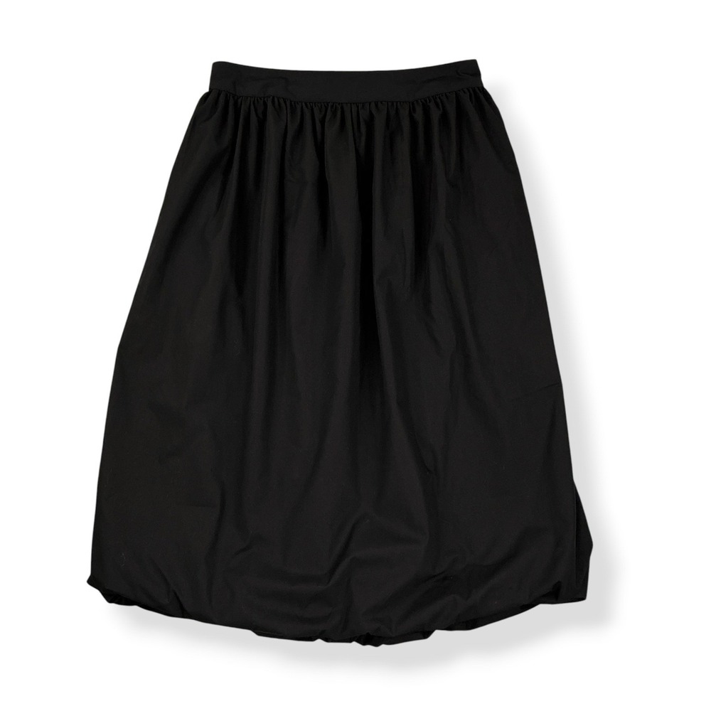 Classic Black Midi Bubble Skirt